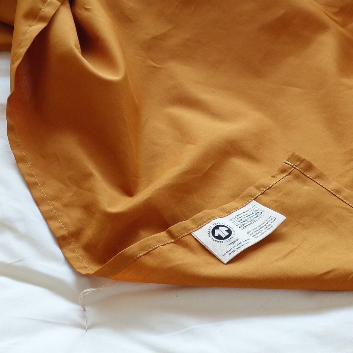 GOTS Certified Flat sheet for Futon Mattress, Organic Cotton