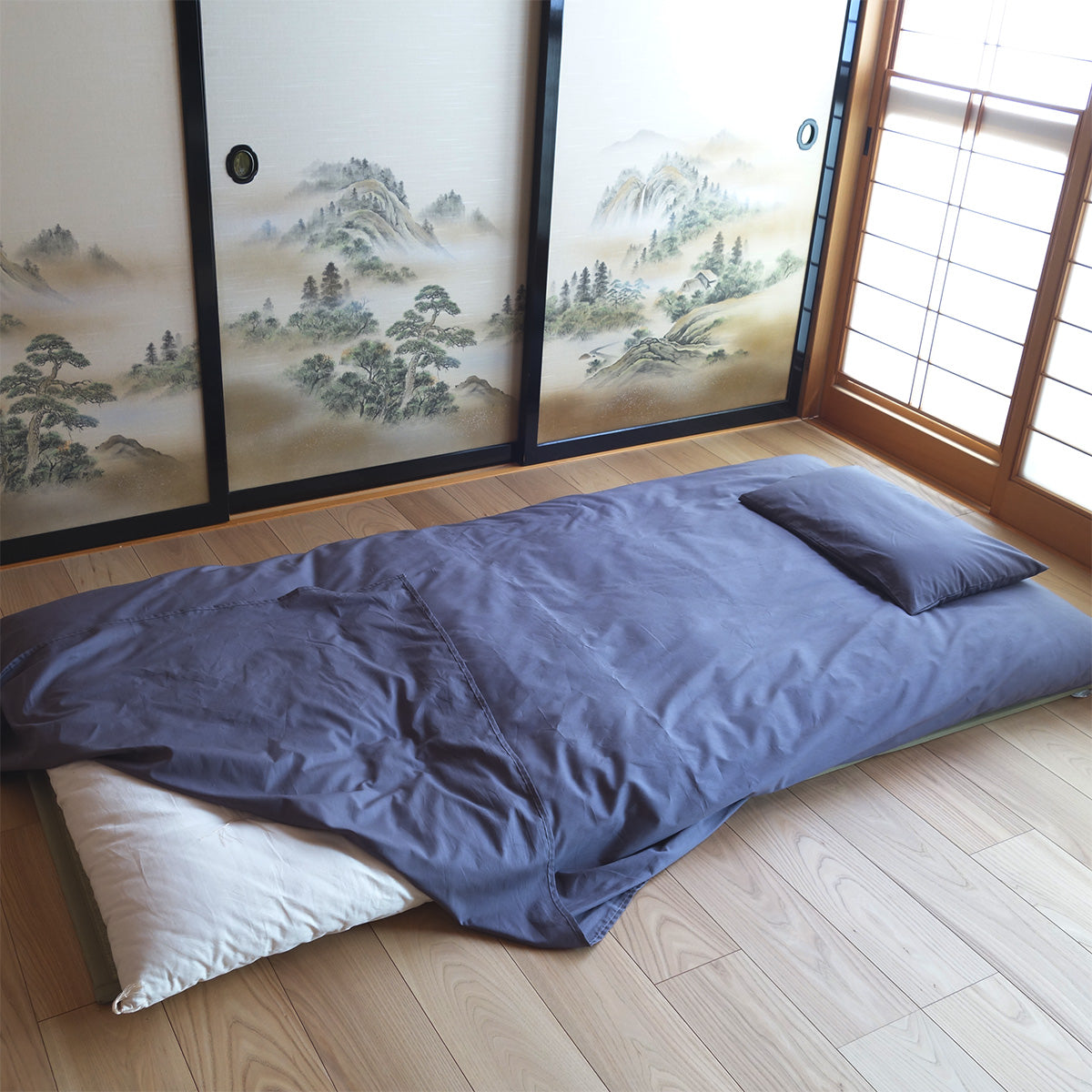 GOTS Certified Flat sheet for Futon Mattress, Organic Cotton
