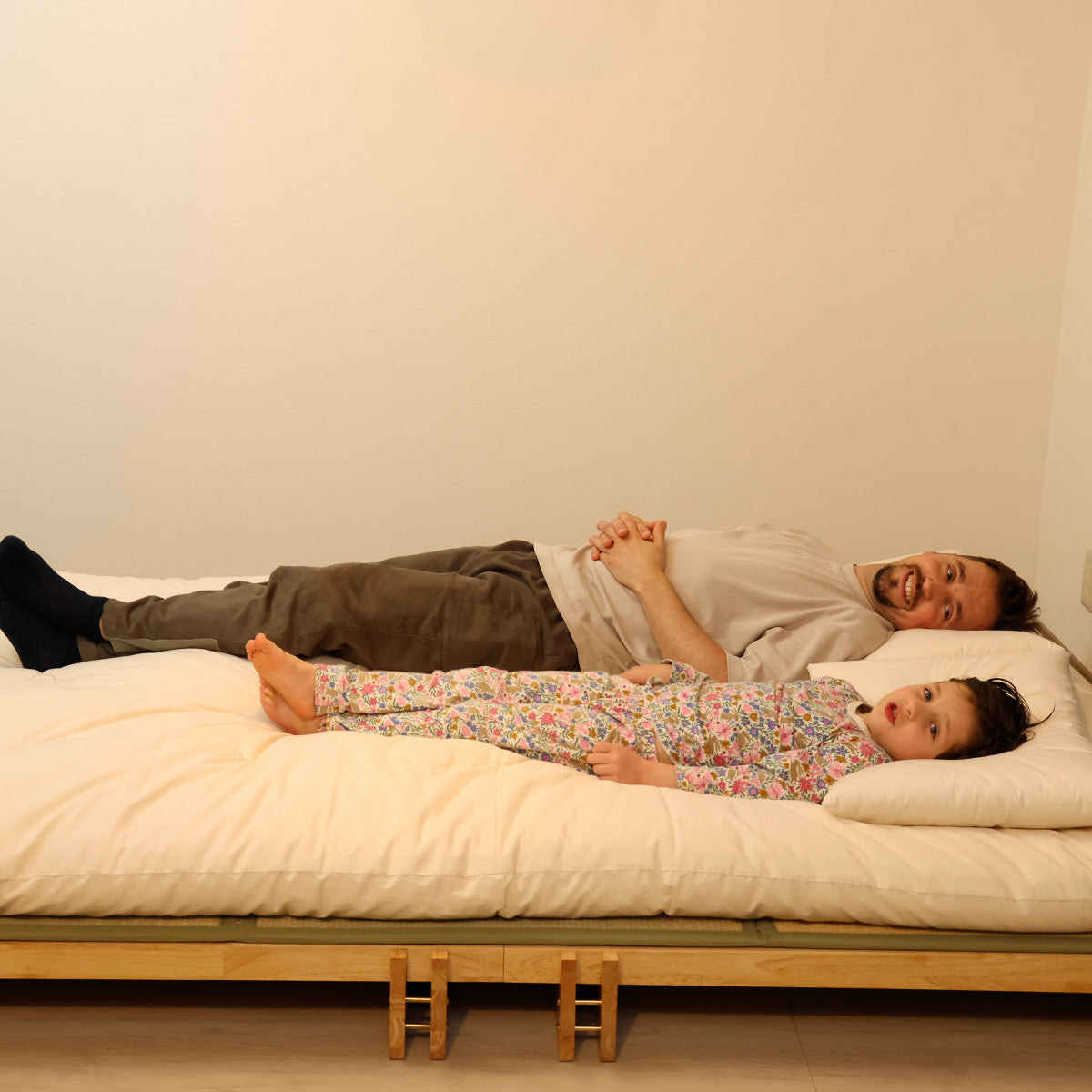 GOTS Certified Japanese Futon Mattress, Artisan Handmade (Fabric: Organic Cotton, Filling: Organic Cotton 100%)