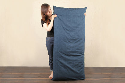 Naga (Long) Zabuton Cover - Nagomi Fabric - Double and Triple Length