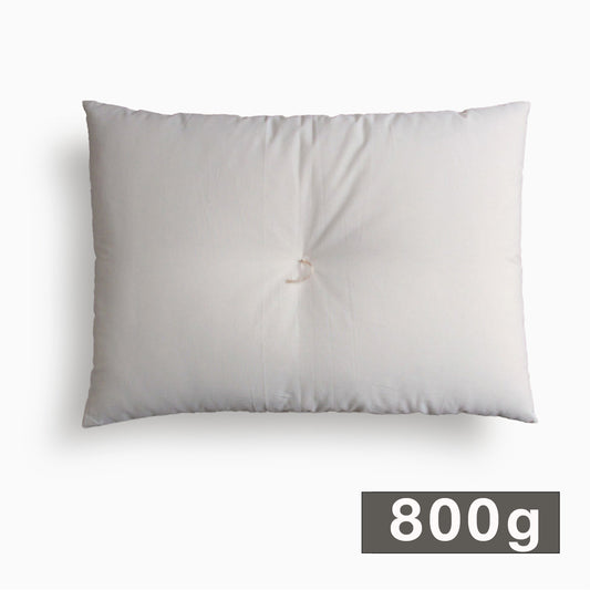 US STOCK GOTS Certified Organic Thin Pillow,  Artisan Handmade (Fabric: Organic Cotton, Filling: Organic Cotton 100%) NC