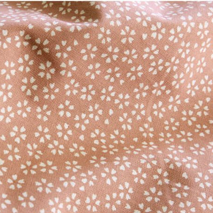 Japanese Futon Mattress Made by Craftsmen (Fabric: Sakura Pattern Pink, Filling: Natural Cotton 100%)