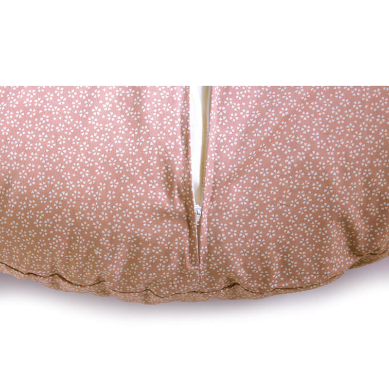 Capa de Almofada Japonesa (Zabuton) - Rosa Sakura - para Zabuton Redondo de 89 cm