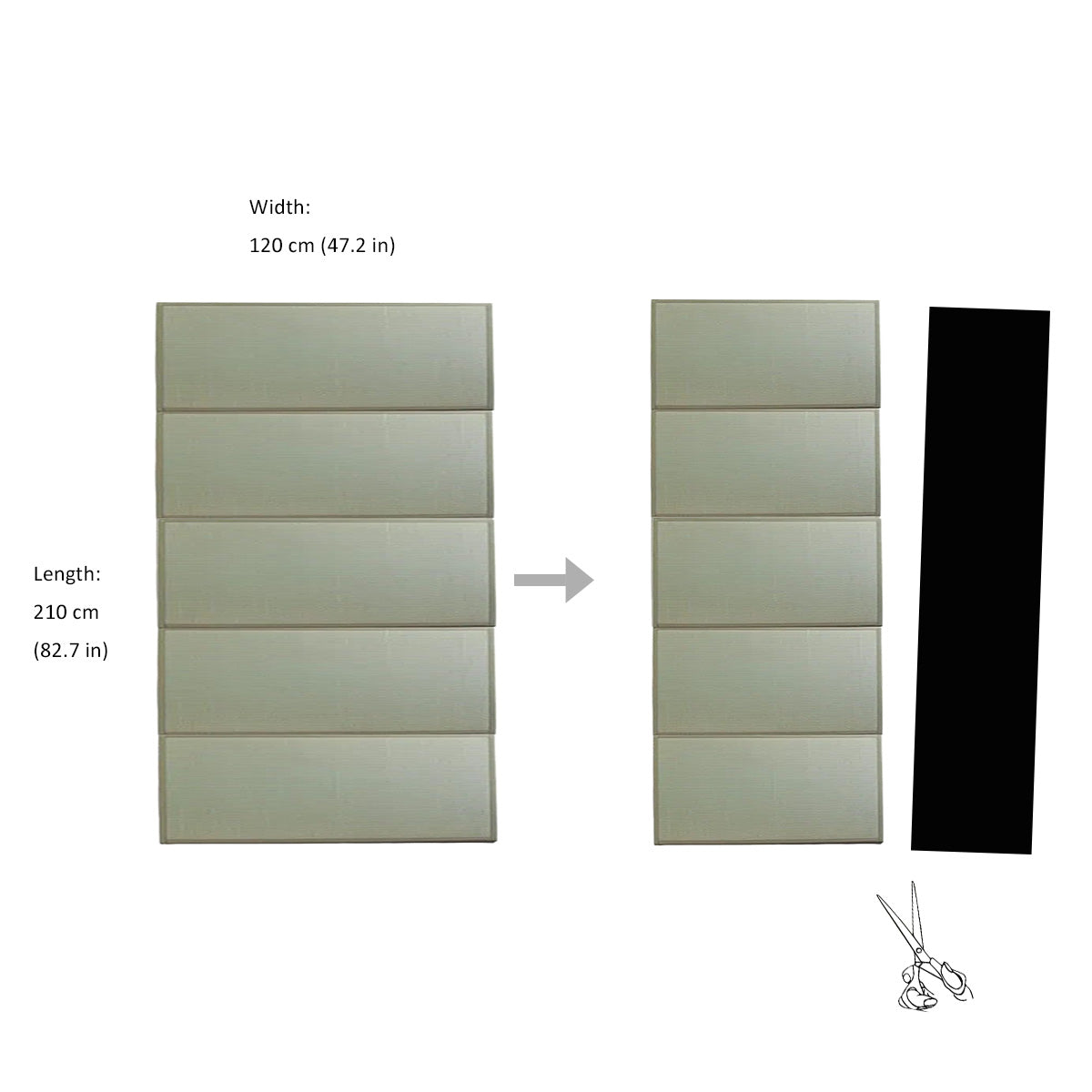 Semi Double (5-Fold)-Reduce Width