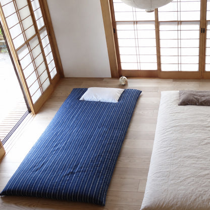 Enshu Weave Textile Futon Mattress Cover Shima Stripes