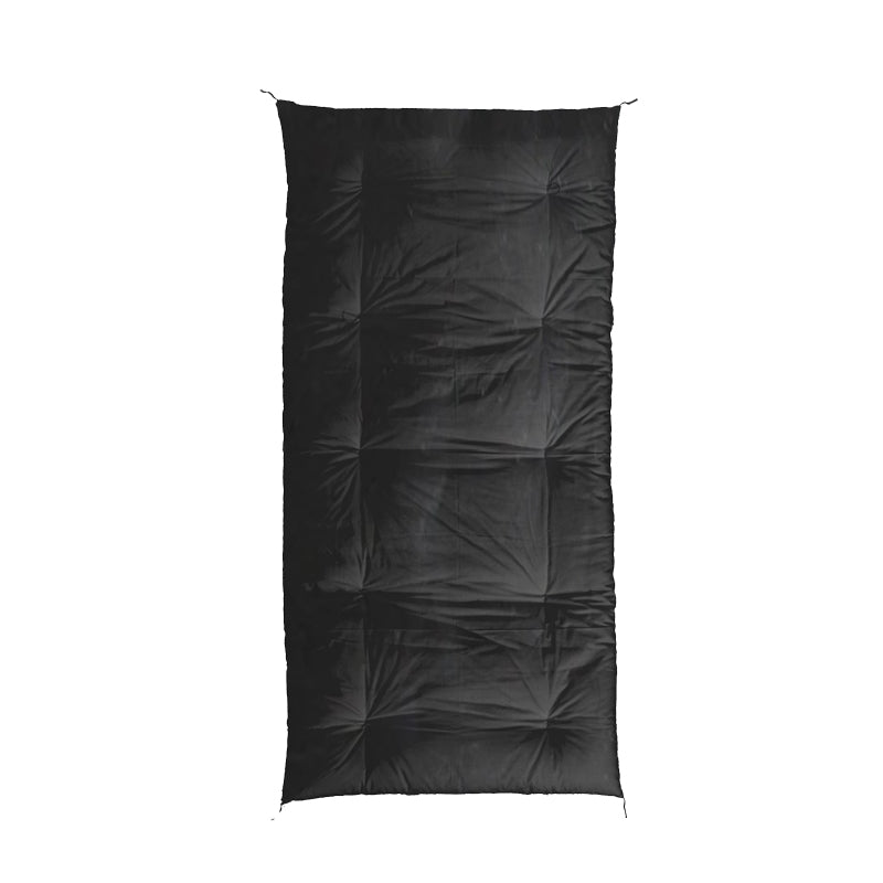Japanese Futon Mattress, Artisan Handmade (Fabric: Supima Cotton Black, Filling: Organic Cotton 100%)