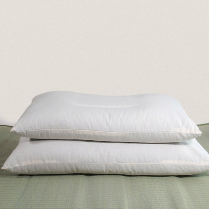 Japanese Buckwheat Pillow, Soba Hulls Pillow, Adjustable Height, Organic Fabric NC