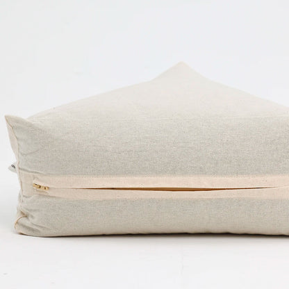 Almofada de meditação Mori Zen Buckwheat Zafu – Almofada de chão japonesa tradicional triangular - Soi