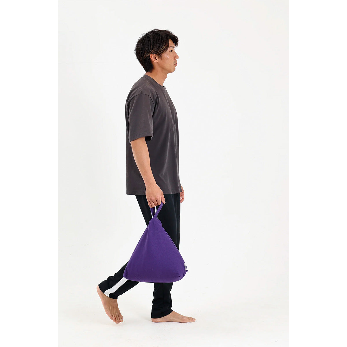 Almofada de meditação Mori Zen Buckwheat Zafu – Almofada de chão japonesa tradicional triangular - Soi