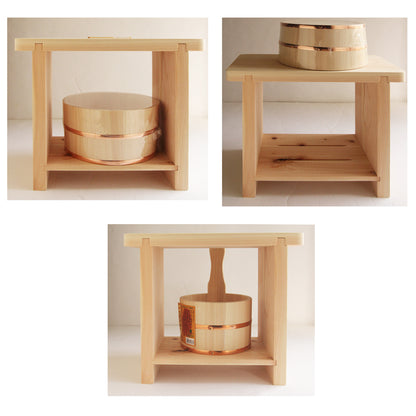 Hinoki Japanese Cypress Shower Stool