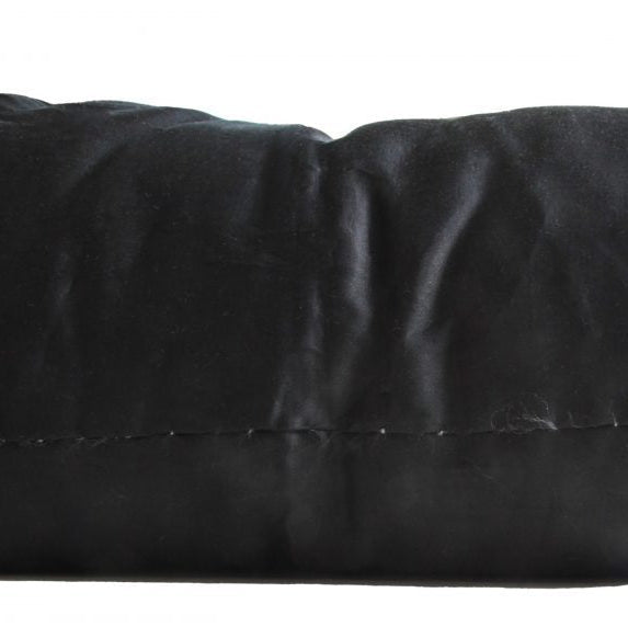 Japanese Futon Mattress, Artisan Handmade (Fabric: Supima Cotton Black, Filling: Organic Cotton 100%)