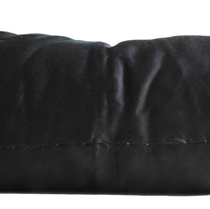 Japanese Futon Mattress, Artisan Handmade (Fabric: Supima Cotton Black, Filling: Organic Cotton 100%)