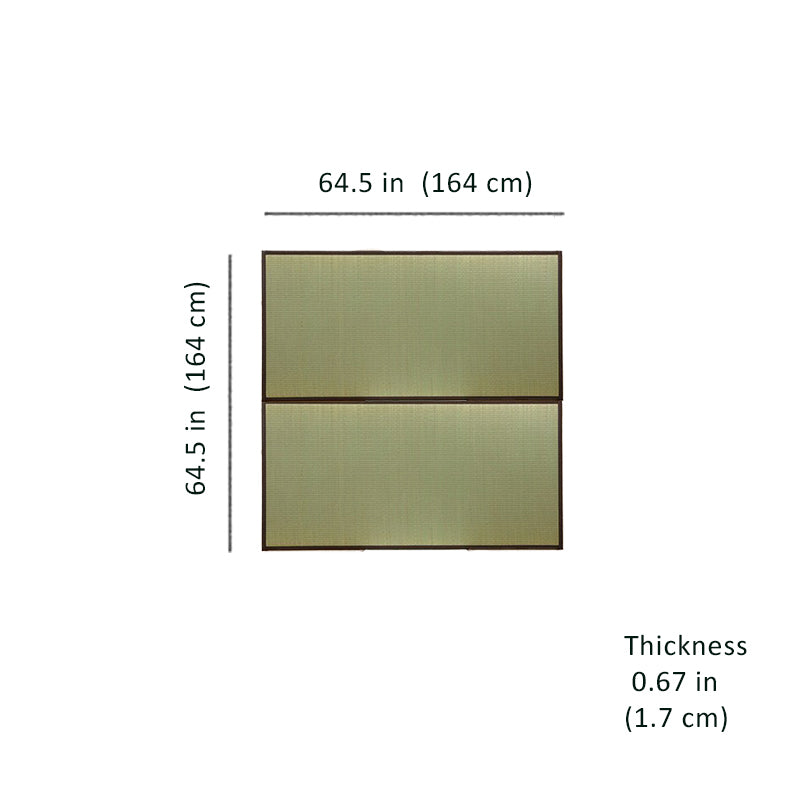 Rectangle Mat × 2