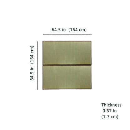 Rectangle Mat × 2