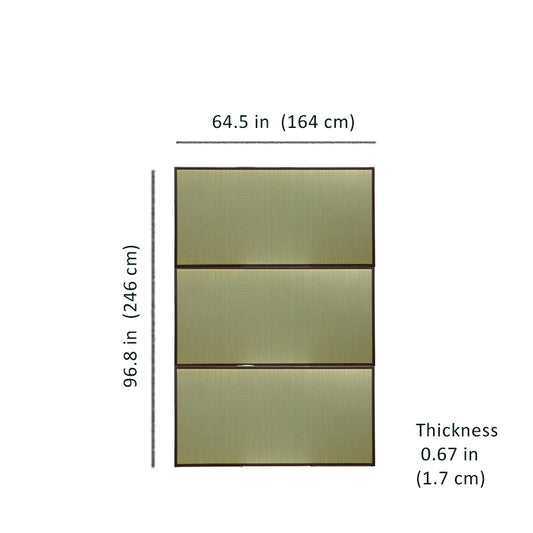 Rectangle Mat × 3