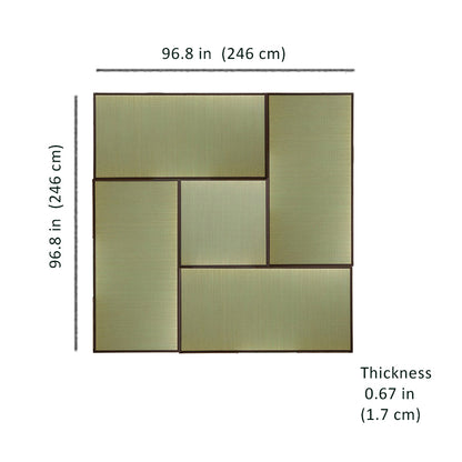 Square Mat × 1 + Rectangle Mat × 4