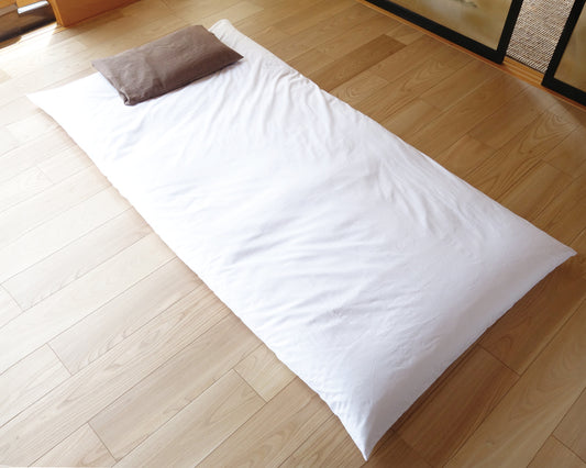 Japanase Shiki Futon (Futon Mattress) Cover - Pure White