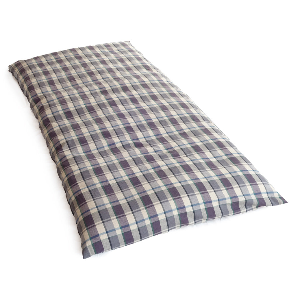 Capa de Futon Japonês Shiki (Colchão de Futon) - Xadrez Têxtil Trama Enshu