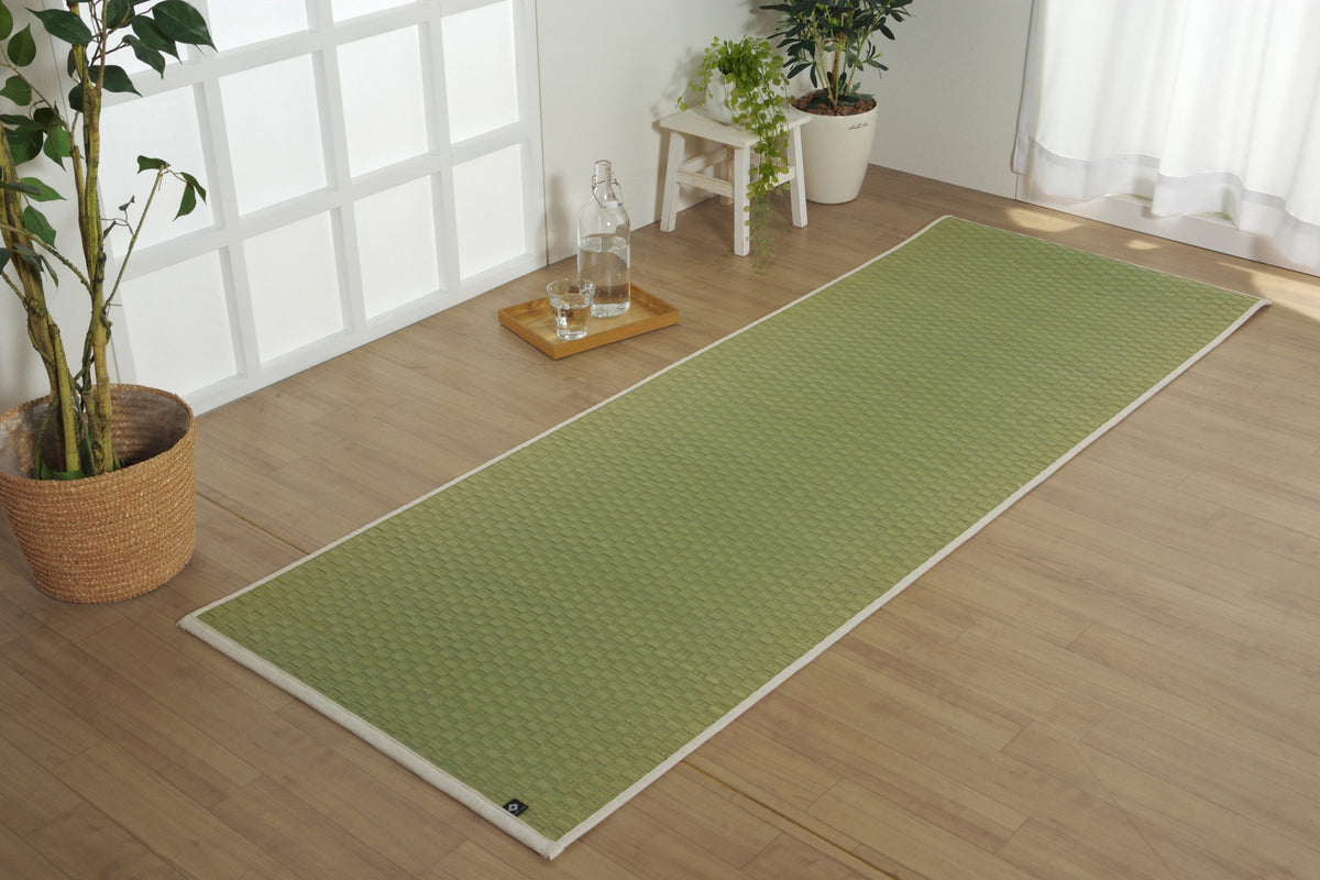 Japanese Natural Tatami Yoga Mat - Juncus Plain