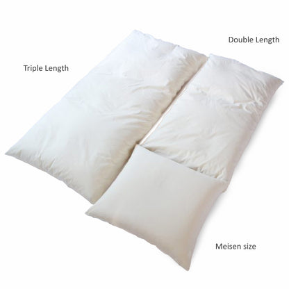 Zabuton Cover - Organic Cotton - Meisen Size, Double and Triple Length
