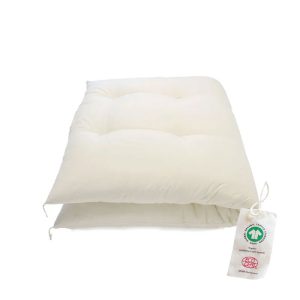GOTS Certified Japanese Futon Mattress, Artisan Handmade (Fabric: Organic Cotton, Filling: Organic Cotton 100%)