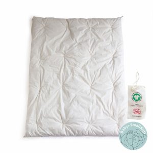 GOTS Certified Japanese Futon Quilt, Artisan Handmade, Baby Size (Filling: Organic Cotton 100%, Fabric: Organic Cotton)
