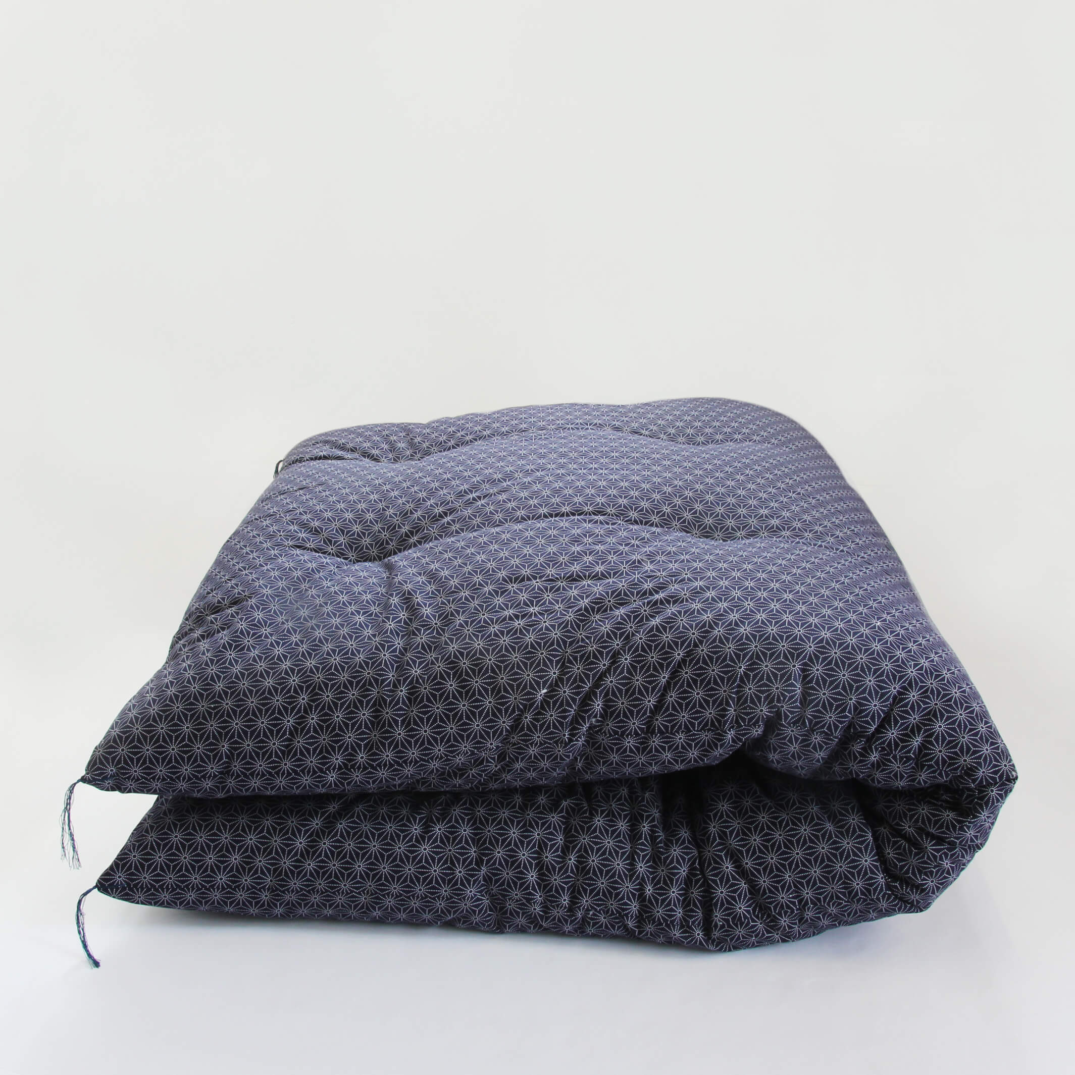Japanese Futon Mattress, Artisan Handmade (Fabric: Flax Leaf Pattern Filling: Natural Cotton 100%) - 图片 6