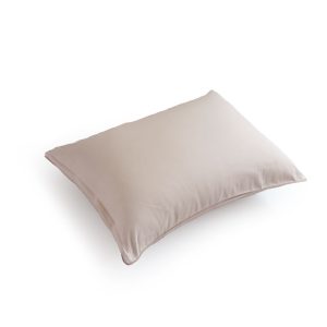 Pillowcase 100% Cotton Plain Beige  Antimicrobial and Deodorant Treated
