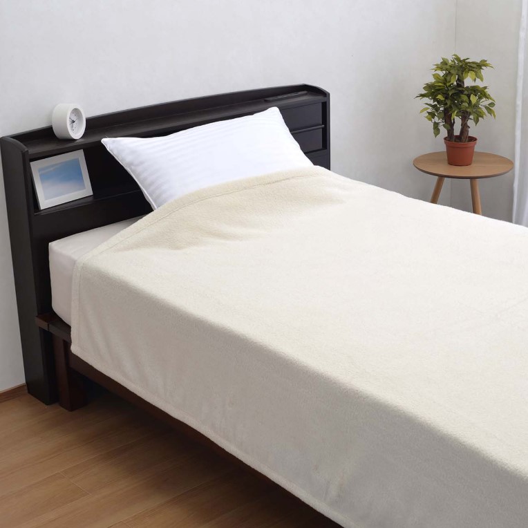 Towel blanket (towelket) - "FURYU" Ivory - 图片 2