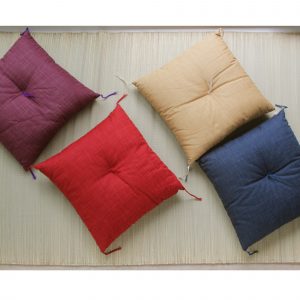 Japanese Cushion (Zabuton)  Chair Pad Size, Small Kids Size -  Nagomi 15.7" x 15.7"     40 x 40cm