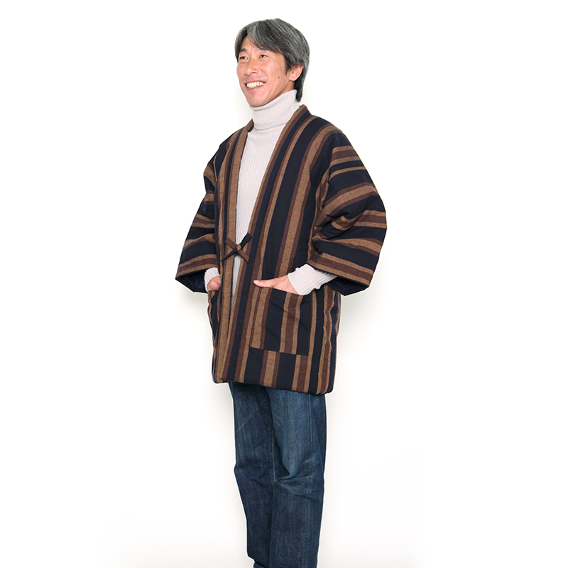 japanese padded kimono coat
