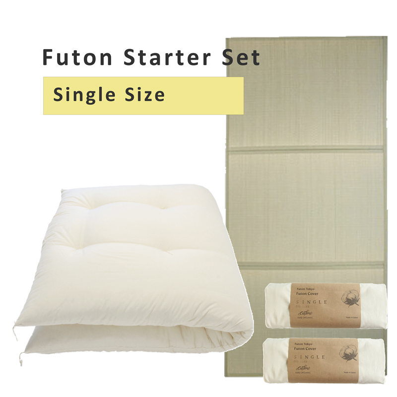 Single 1 Seater Futon Mattress Stone 100% Cotton Twill Cover Multi Layer Tufted Futon Mattress 