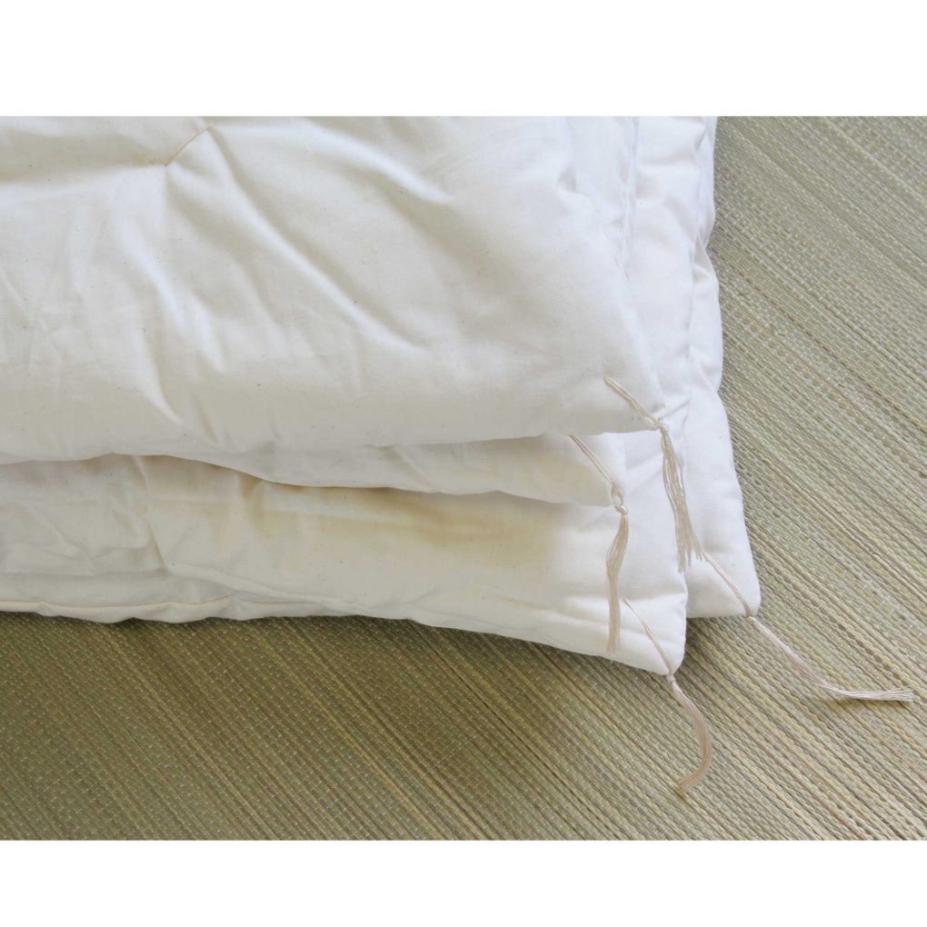 japanese kakefuton, kakebuton, thin quilt for summer, organic futon
