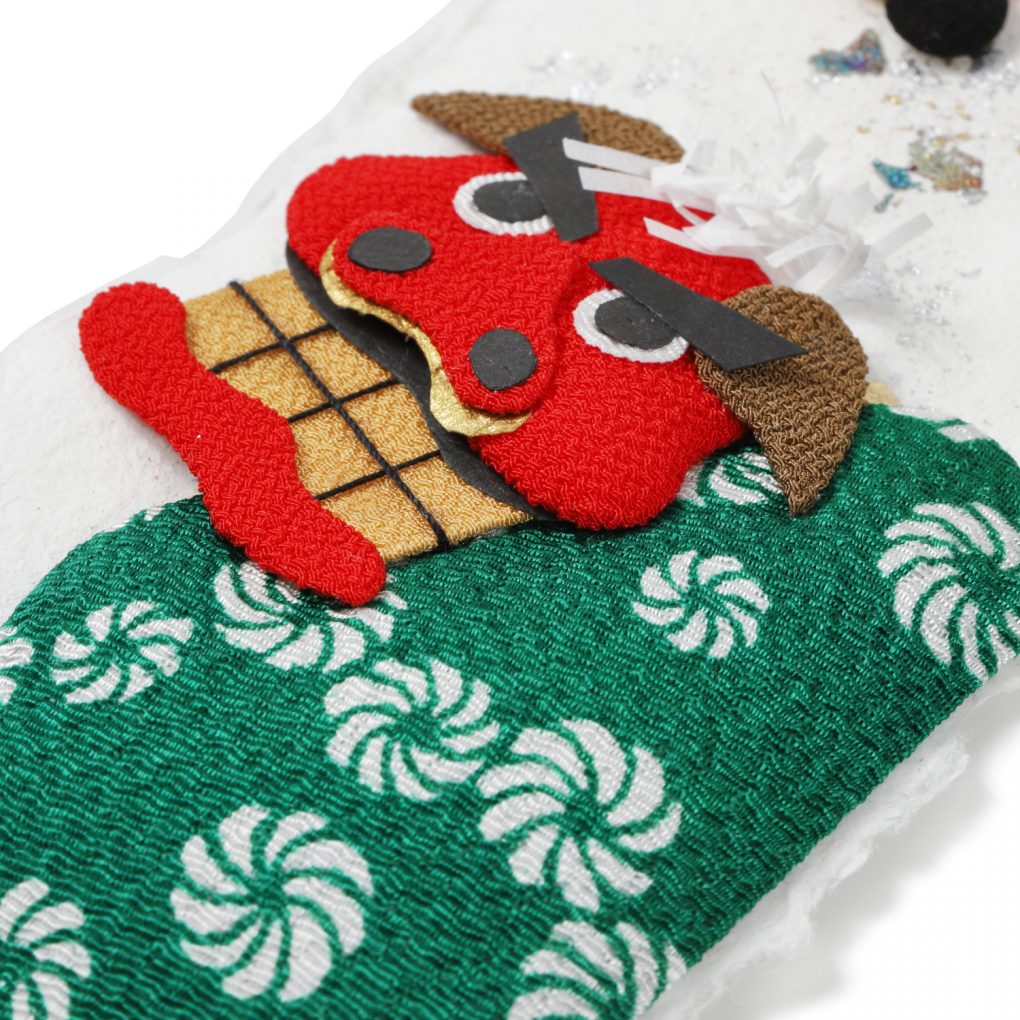 hand made lion dance scroll