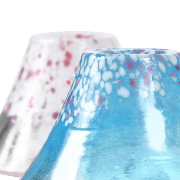 mt fuji and sakura cold sake cups