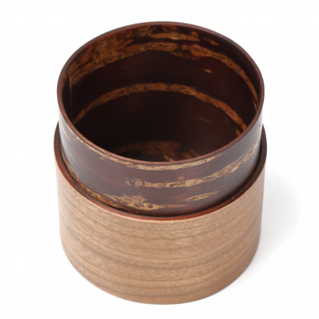 Tea Caddy Sakura Bark Ware Kabazaiku | Futon Tokyo