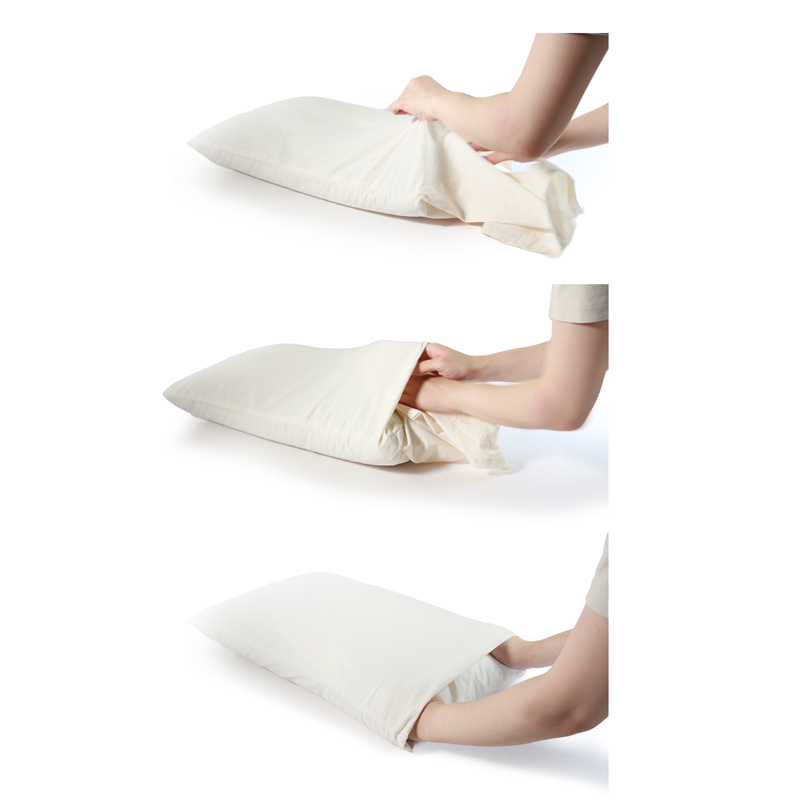 organic buckwheat pillow cover envelope type