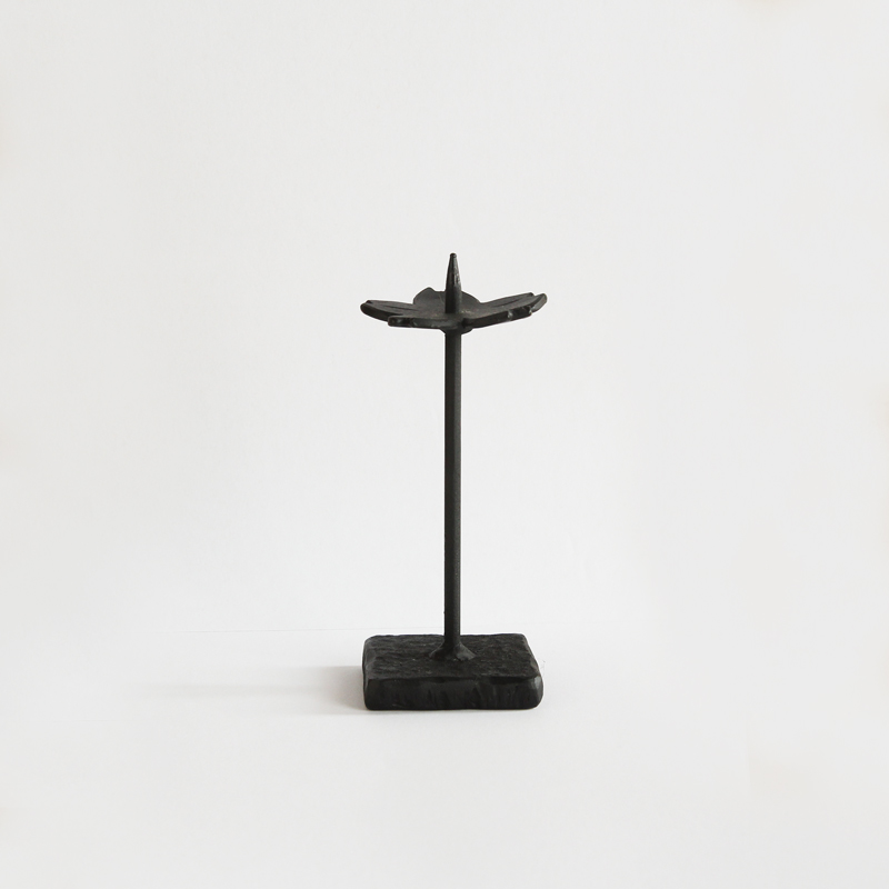 Japanese Iron Candelabra (Cherry Blossom) - Image 2
