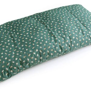 Japanese Cushion (Naga-zabuton)  Cover - Suzuneko Pattern 23.6" x 43.3" (60 x 110cm) Blue Green