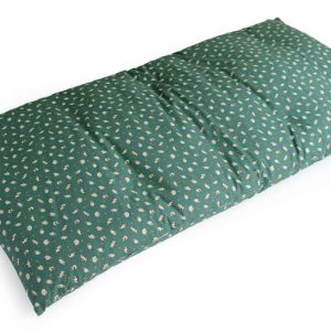 Japanese Cushion (Naga-zabuton)  Cover -  Suzuneko Pattern 27.5" x 59" (70 x 150 cm)  Green