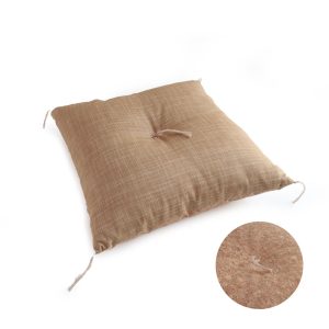 Japanese Zabuton Cushion Natural Cork Leather Nagomi Straw 40cm Square