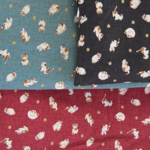 SAMPLE SALE Japanese Shiki Futon (Futon Mattress) Cover  Suzuneko Pattern Single size