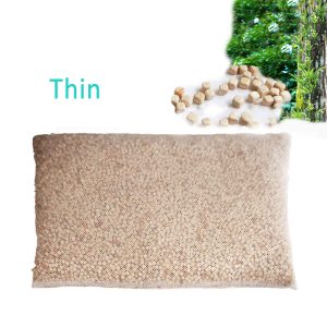 Adjustable height Hinoki Wood Cubes Pillow, Mesh Polyester, Thin NC