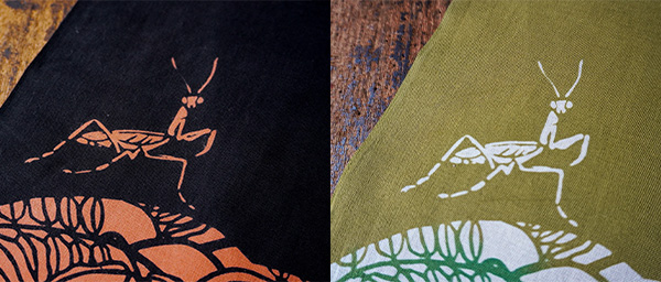 Tenugui , Japanese hand towel (Snake& Japanese wisteria) - الصورة 6
